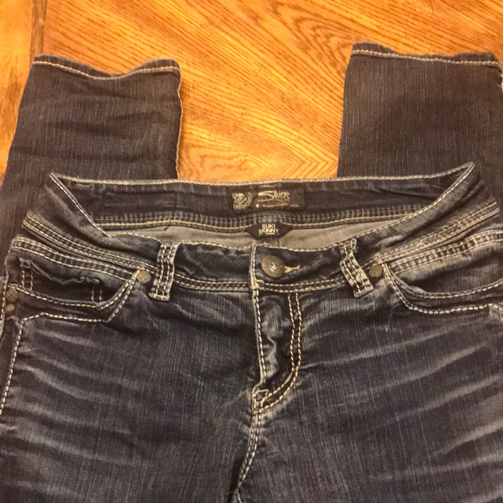 Silo skinny silver jeans